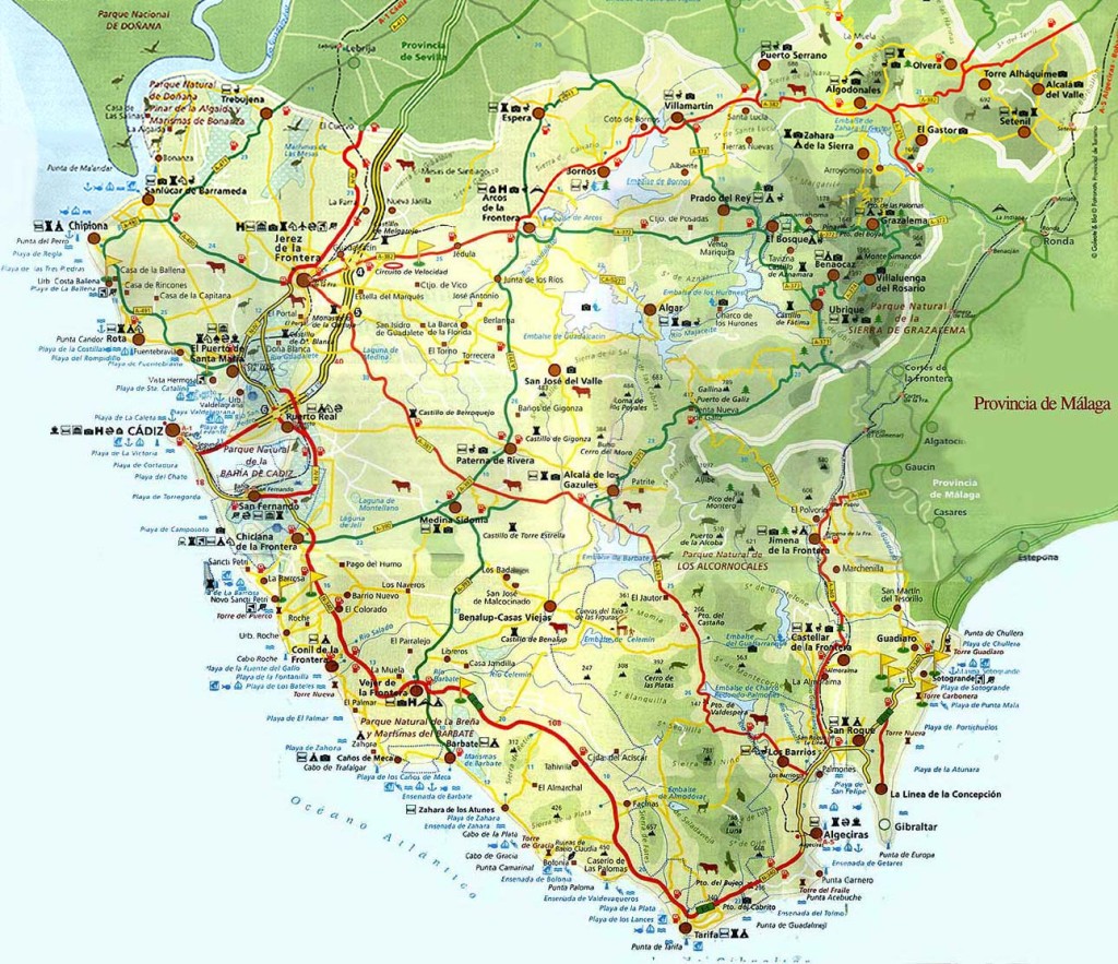 Mapa-de-carreteras-de-la-Provincia-de-Cdiz